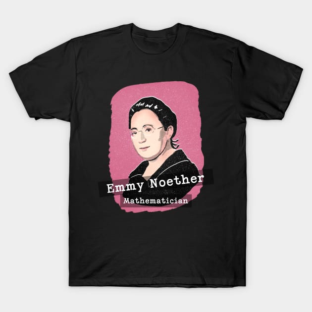 Herstory Portraits: Emmy Noether T-Shirt by divafern